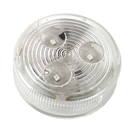 Optronics Clear Lens Red 2.5 Marker/Clearance Light, 12V MCL57RCB